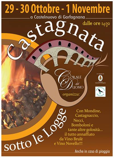 Castagnata sotto le logge Castelnuovo di Garfagnana 2022