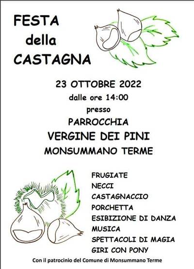 Festa della Castagna a Monsummano Terme 2022