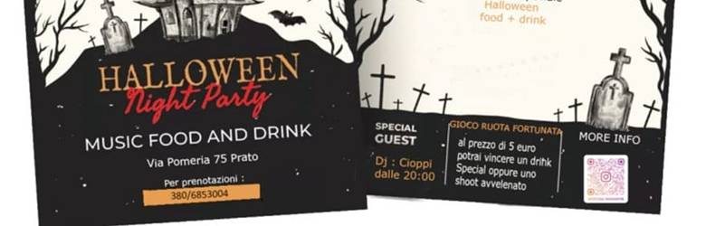 Feste di Halloween Prato 2022