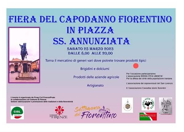 Fiera del Capodanno Fiorentino in Piazza Santissima Annunziata