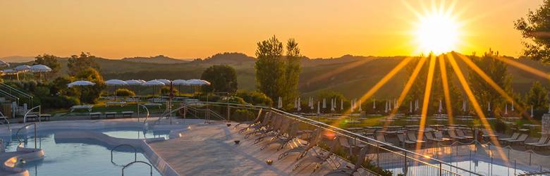 Sunset Time Rapolano Terme