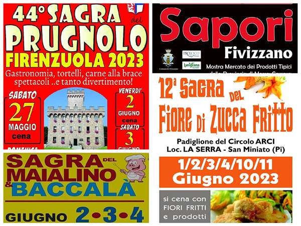 Eventi Toscana Weekend 2 3 4 Giugno 2023