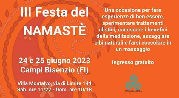 Festa dl Namastè Campi Bisenzio 2023