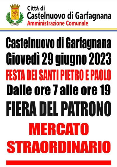 Fiera del Patrono Castelnuovo di Garfagnana 2023