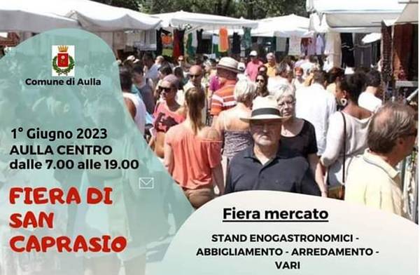 Fiera di San Caprasio Aulla 2023