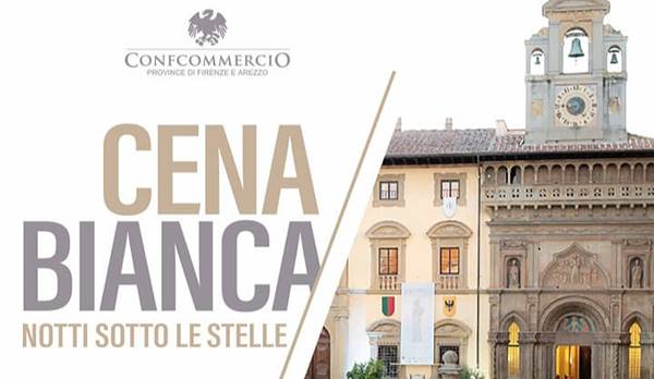 Cena Bianca ad Arezzo in Piazza Grande gioved 13 luglio 2023