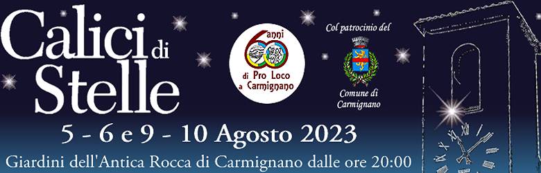 Eventi Carmignano Agosto 2023