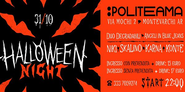 Halloween Montevarchi 2023 Politeama
