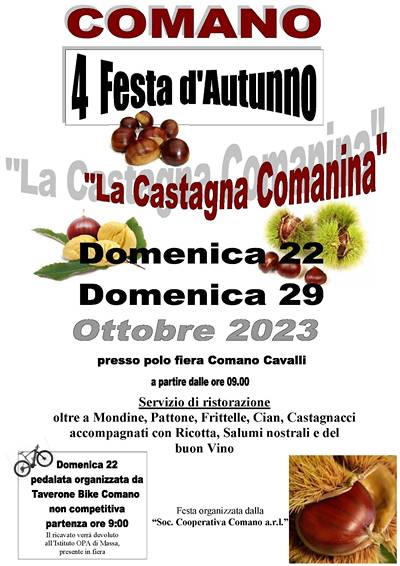 La Castagna Comanina a Comano 2023