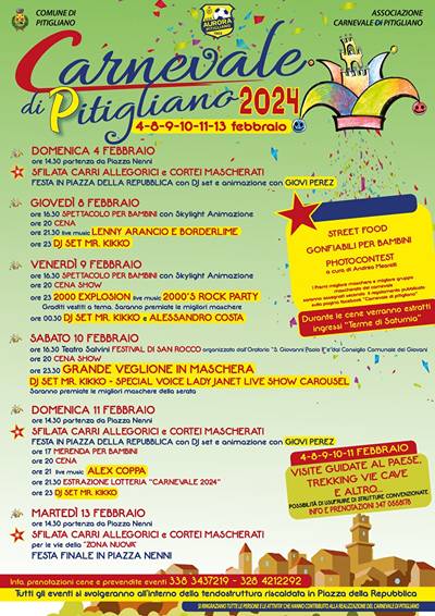 Carnevale di Pitigliano 2024