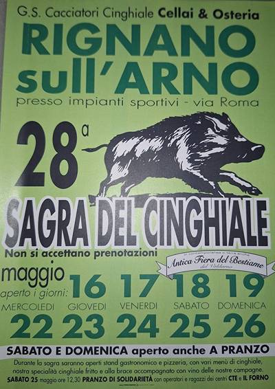 Sagra del Cinghiale Rignano sull'Arno 2024