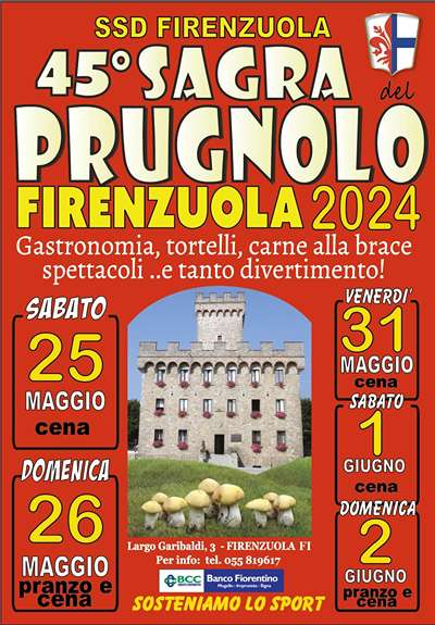 Sagra del Prugnolo Firenzuola 2024