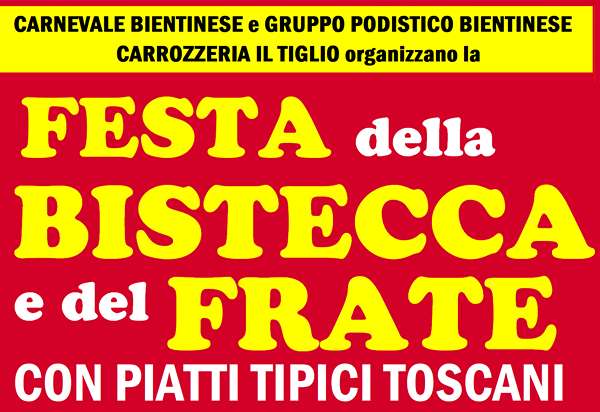 Festa Bistecca Frate Bientina 2024