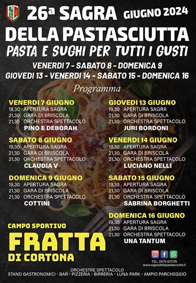 Sagra della Pastasciutta Fratta 2024