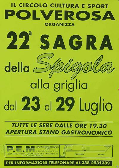 Sagra della Spigola Polverosa 2024