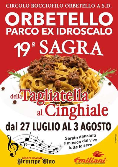 Sagra della Tagliatella al Cinghiale a Orbetello 2024