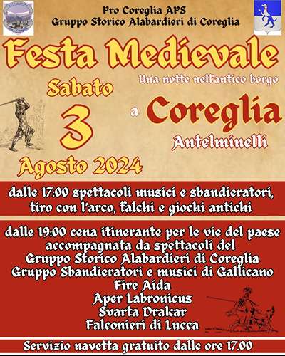 Festa Medievale Coreglia Antelminelli 2024