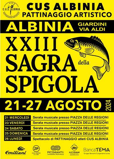 Sagra della Spigola ad Albinia 2024