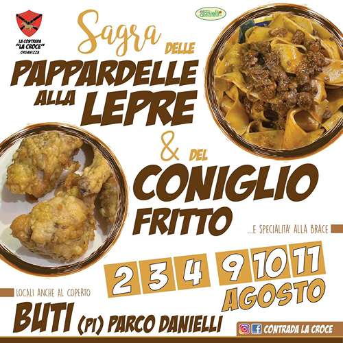 Sagra delle Pappardelle alla Lepre Buti 2024