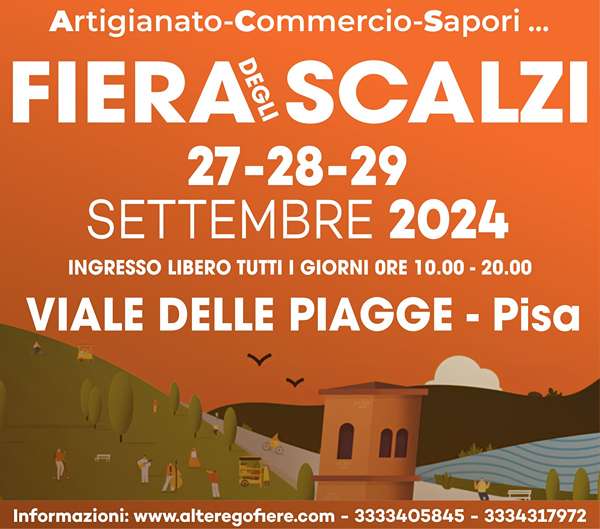 Fiera degli Scalzi a Pisa 2024