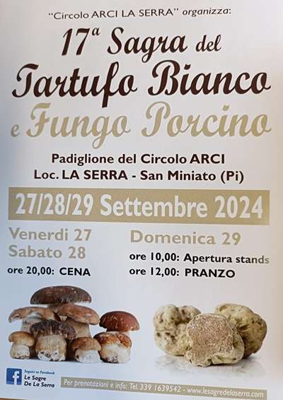 Sagra del Tartufo Bianco Fungo Porcino Serra 2024