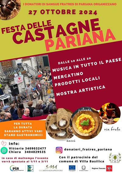 Festa delle Castagne a Pariana 2024