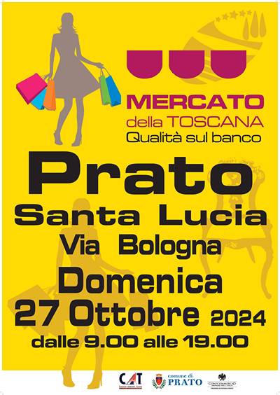 Mercato Prato Santa Lucia Domenica 27 ottobre 2024