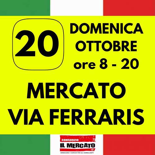 Mercato Prato in Via Ferraris