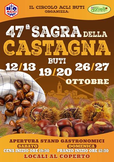 Sagra della Castagna a Buti 2024