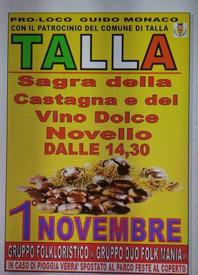 Sagra della Castagna Talla 2024