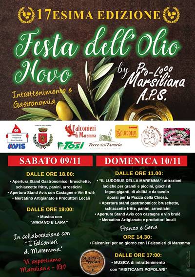 Festa dell'Olio Novo Marsiliana 2024