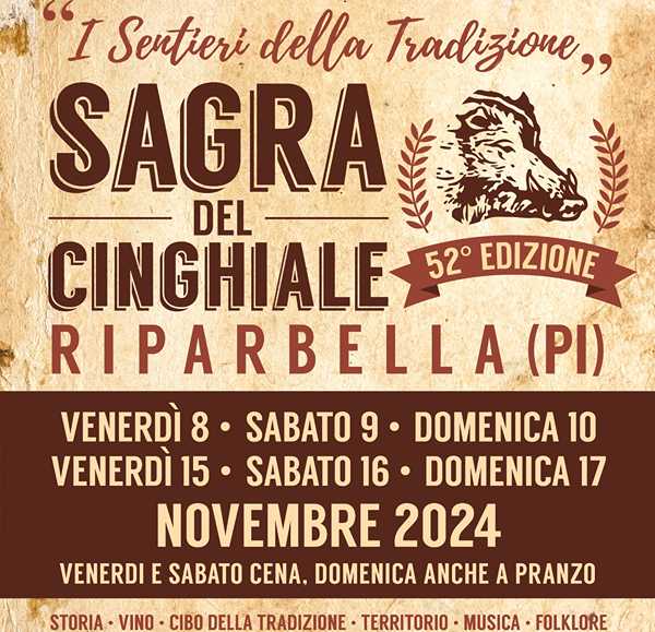 Sagra del Cinghiale Riparbella 2024