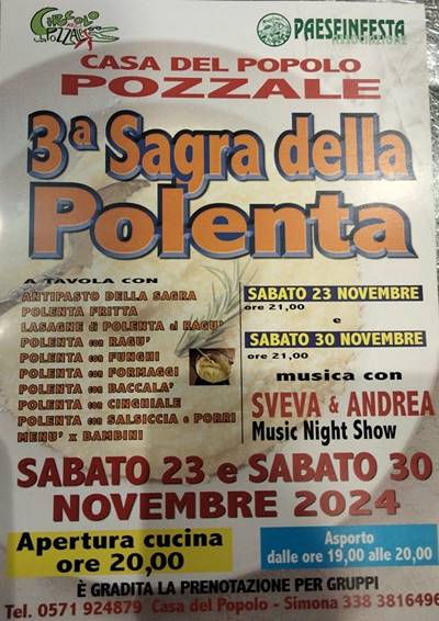 Sagra della Polenta a Pozzale 2024