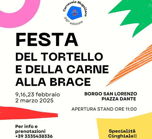 Festa Tortello Carne Borgo San Lorenzo 2025