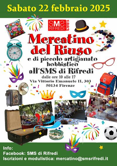 Mercatino del Riuso Rifredi Febbraio 2025